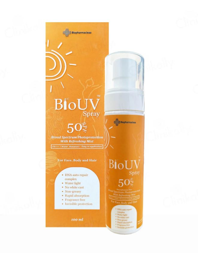 Bio Uv Sunscreen Spray Spf 50