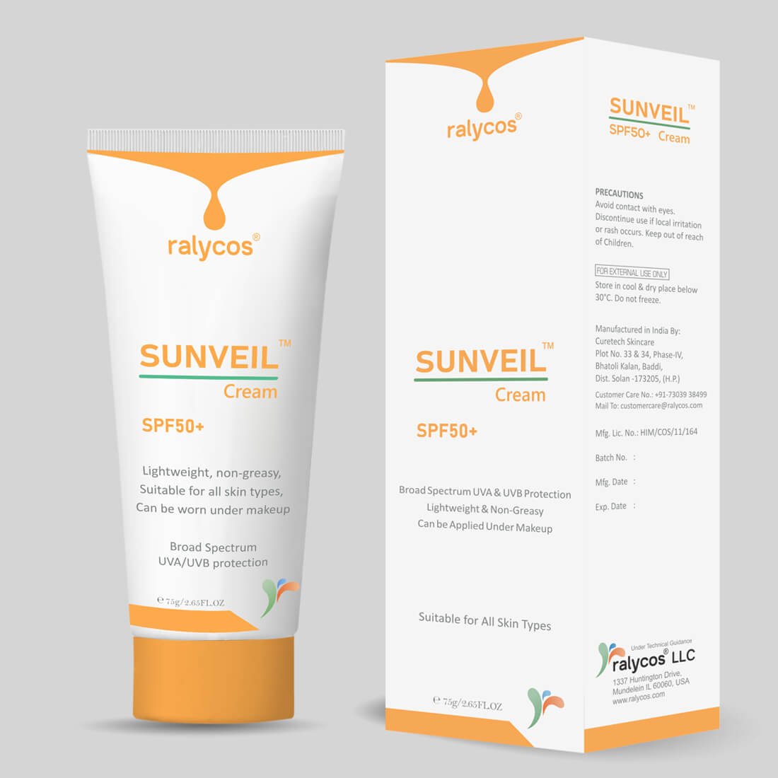 Sunvail SPF50+ Cream 75g - MySkinCare.in
