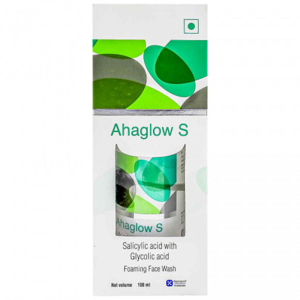 Buy Ahaglow S Foaming Face Wash, 100ml from Torrent Pharmaceuticals in