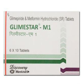Glimestar-m 1 Tablet Pr - MySkinCare.in