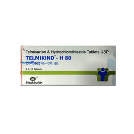 Telmikind-H80(1x10) Tab - MySkinCare.in