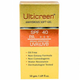 Ulticreen Anhydrous Soft Gel SPF 40 Pa +++ - MySkinCare.in