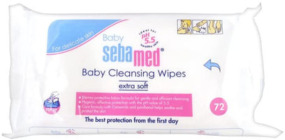 Sebamed Extra Soft Baby Cleansing Wipes (72 Pieces)