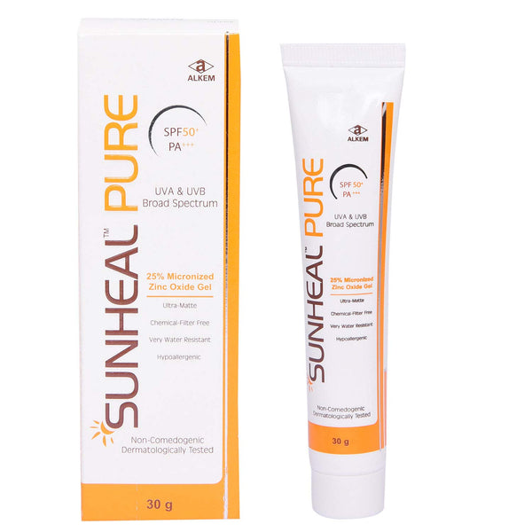 Buy Sunheal Pure SPF 50 Sunscreen Gel from Caregen Co Ltd in India