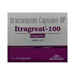 Itragreat-100 10 Cap - MySkinCare.in