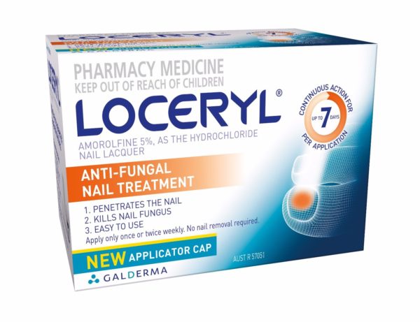 Loceryl nail lacquer (amorolfine)
