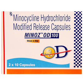 Minoz OD 100mg Capsule 20 Caps